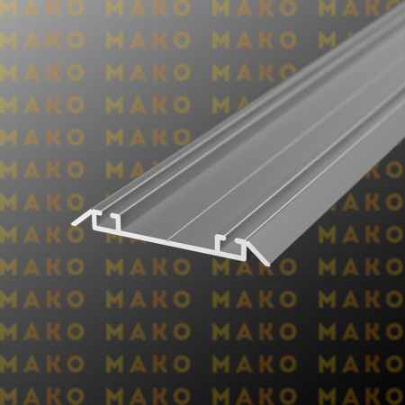 Направляющая нижняя MS320 Серебро глянец (A02)